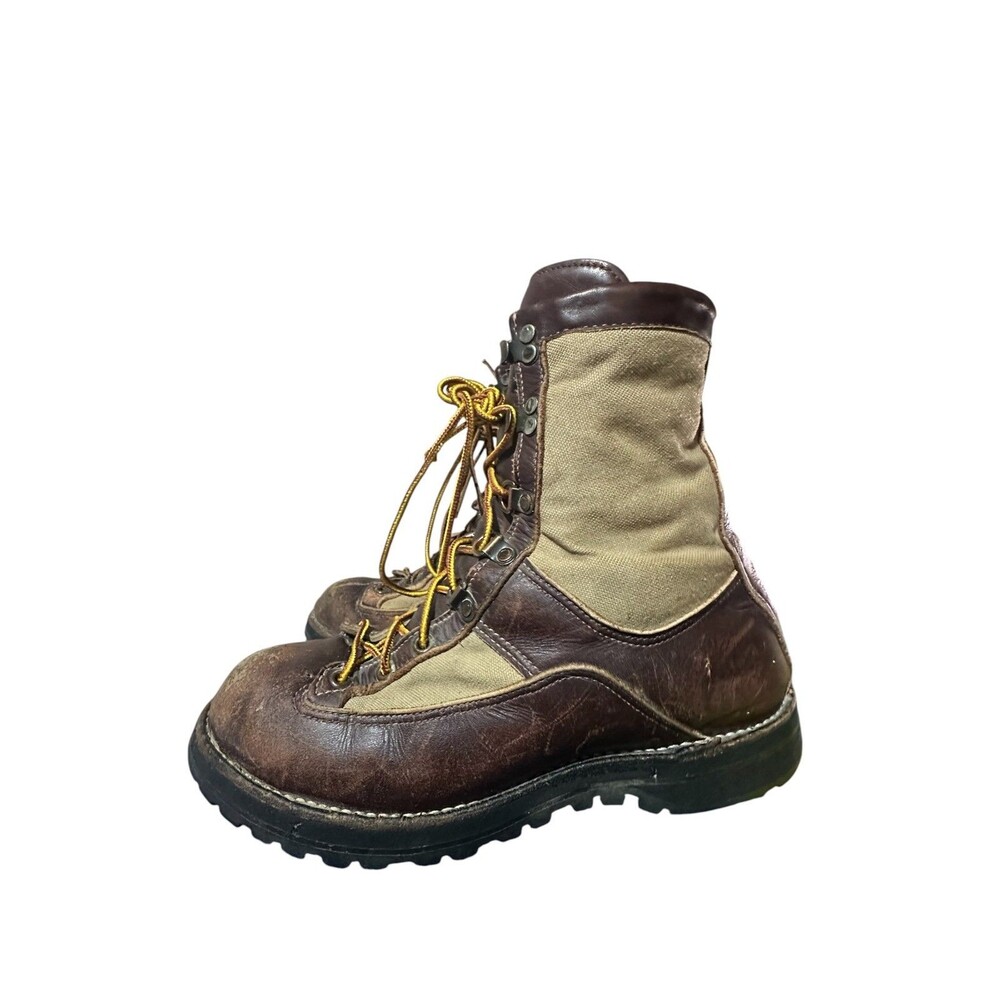 VTG Danner Sierra Leather Canvas 200g Insulated GTX Hunting Boots Mens Sz 9.5 M